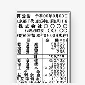 決算公告
